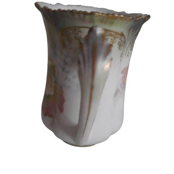 Vintage R S Prussia Chocolate Teapot with 6 cups Floral Roses - Picture 11 of 16